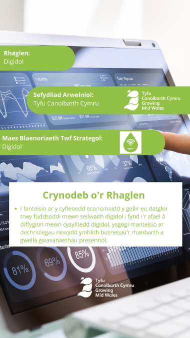 Rhaglen Digidol Bargen Twf Canolbarth Cymru